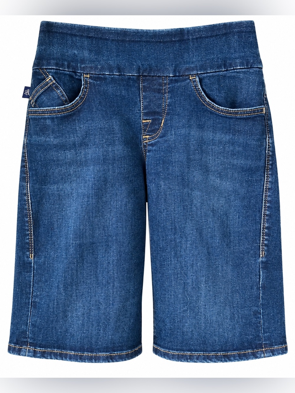 Rock & Republic Fever Denim Bermuda Shorts Women’s 10 Pull-On Stretch